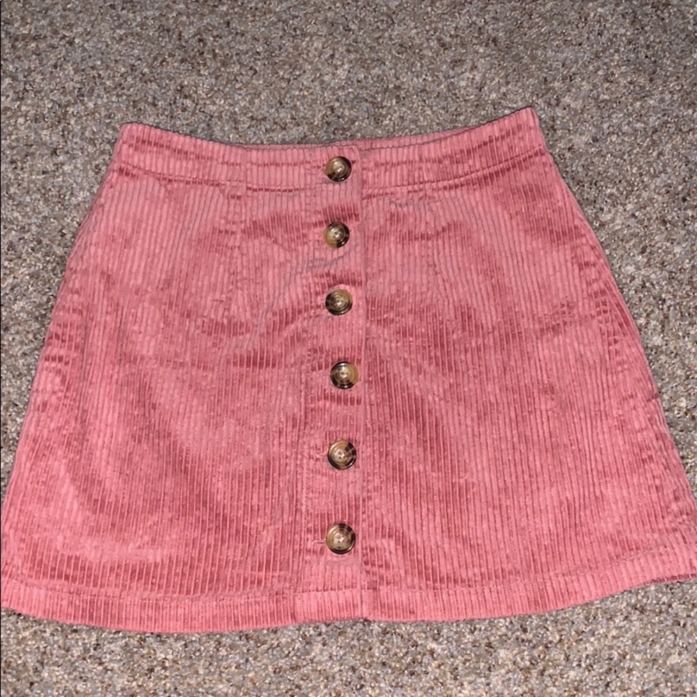 Button up Pink Skirt